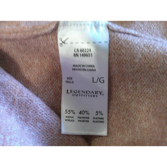 Legendary Outfitters Pink Boat Neck Sweater Women’s Size Large NWT Soft Knit - Picture 6 of 9